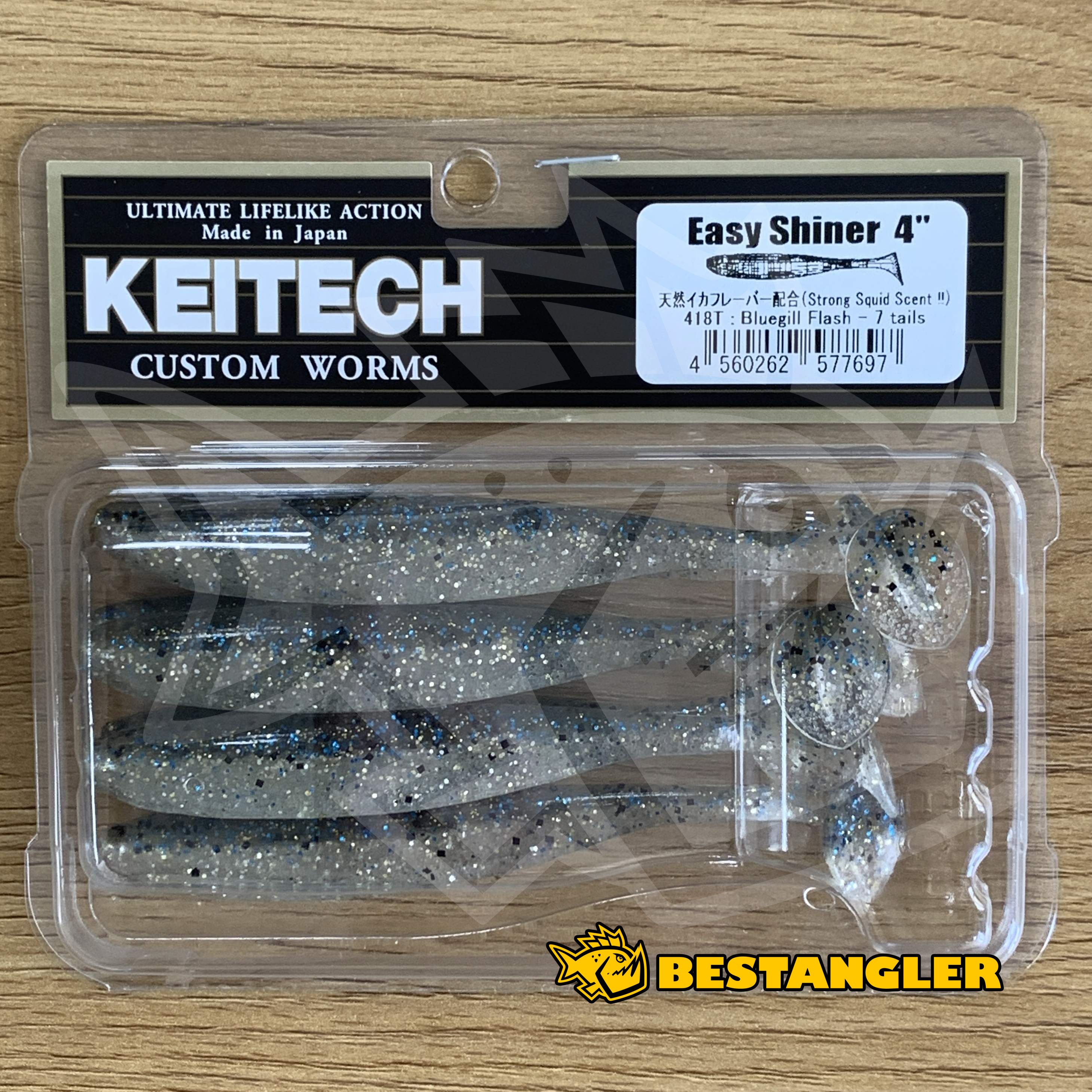  Keitech Easy Shiner 4.5 #418 Blue Gill Flash