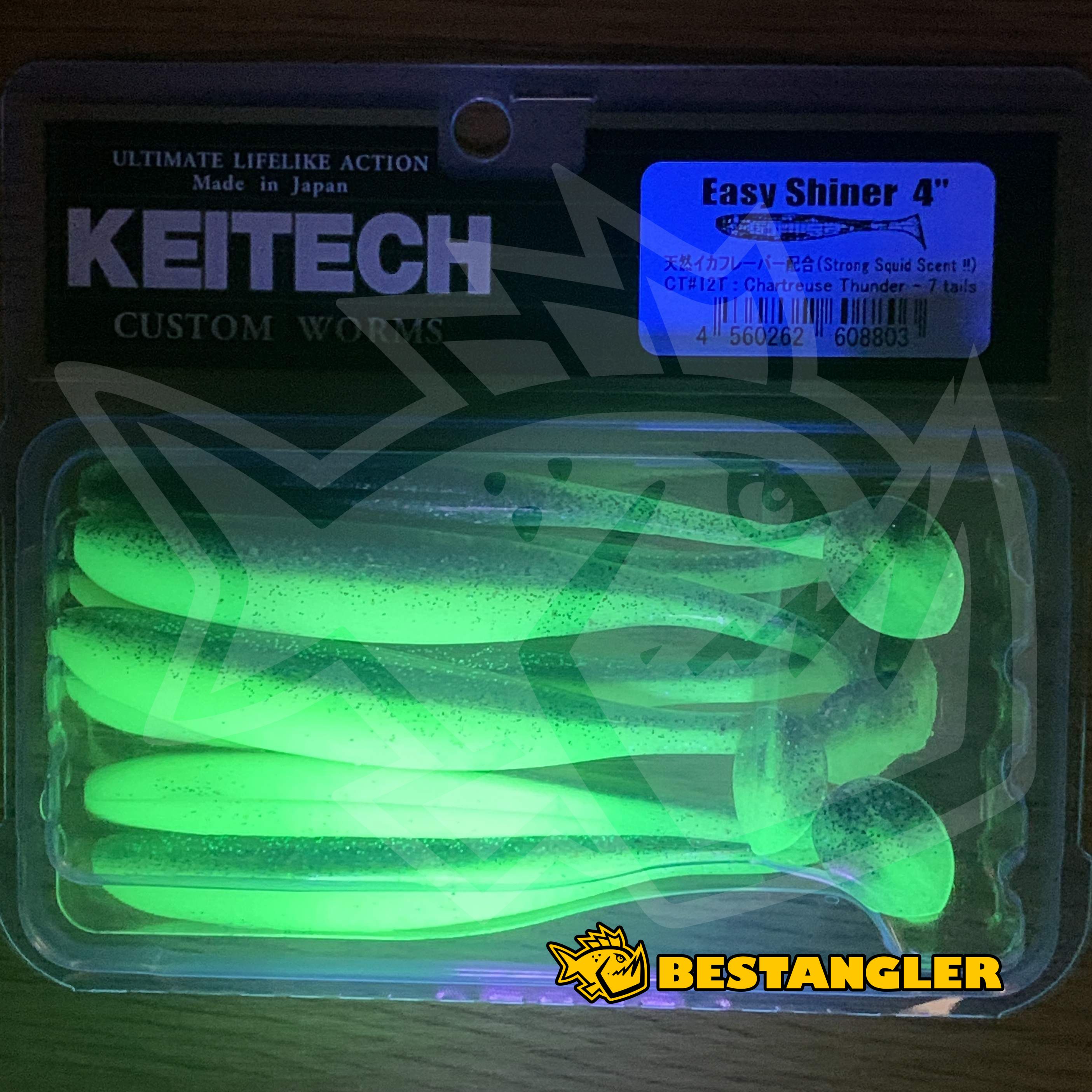 Keitech FAT Swing Impact 6.8 Purple Chartreuse