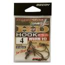 DECOY Worm 117 HD Hook Offset #4 - 818244