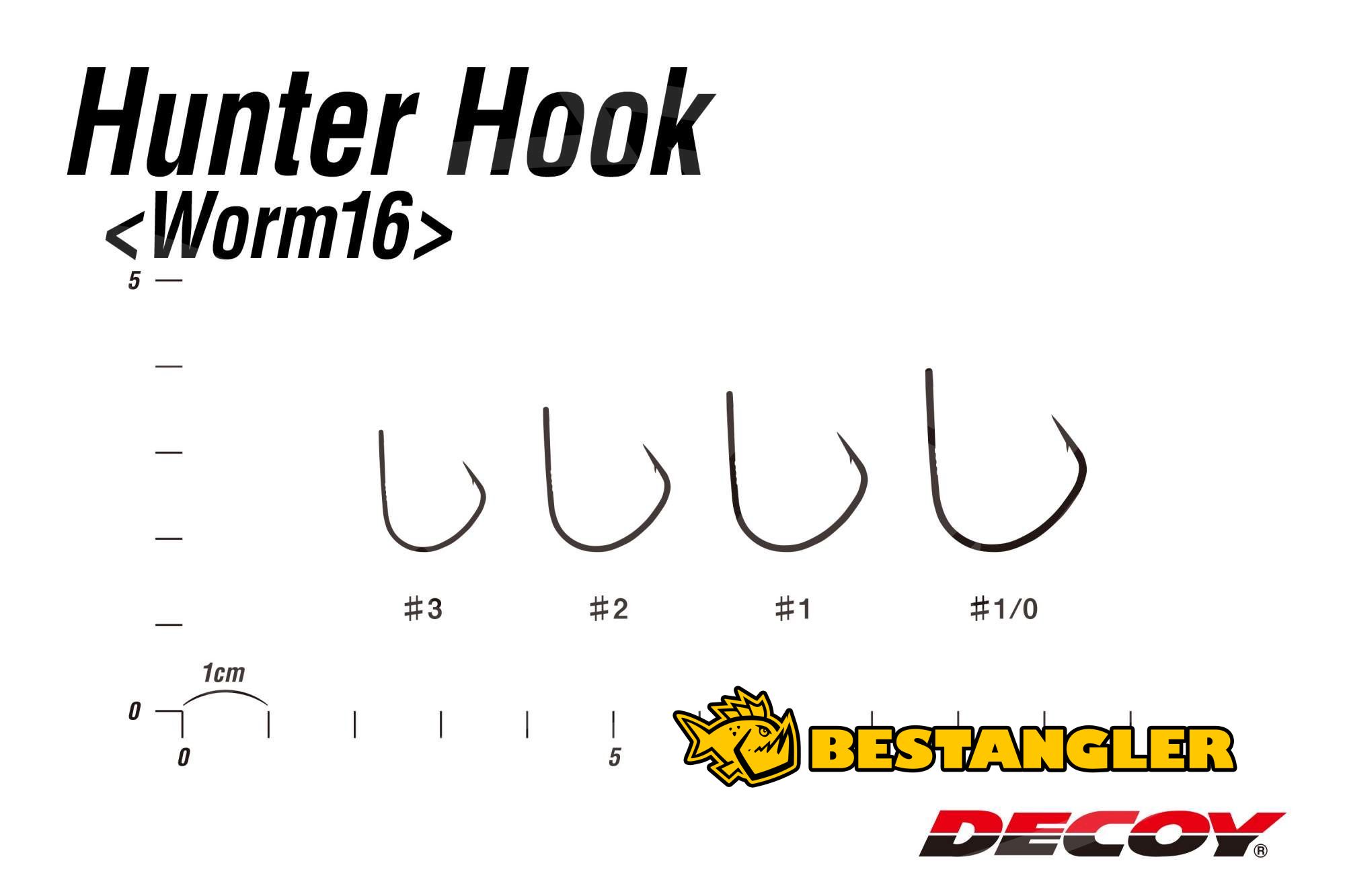 DECOY Worm 16 Hunter Hook #1/0
