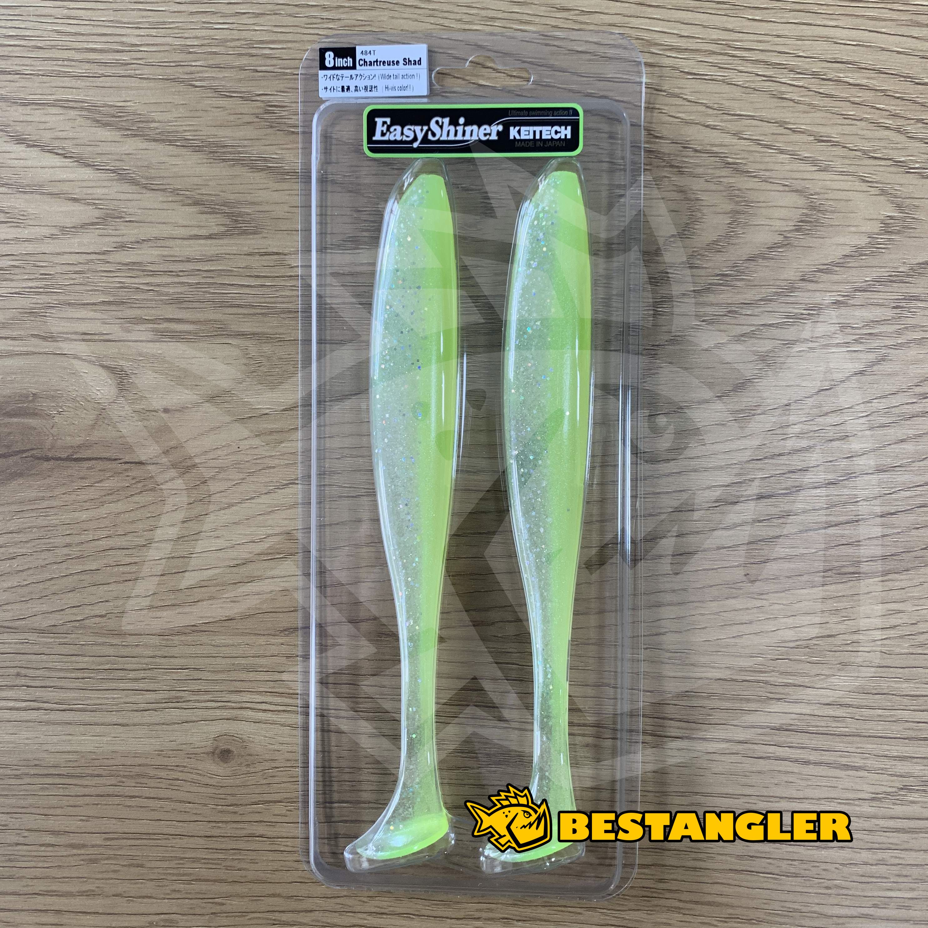 Keitech Easy Shiner 8 Chartreuse Shad