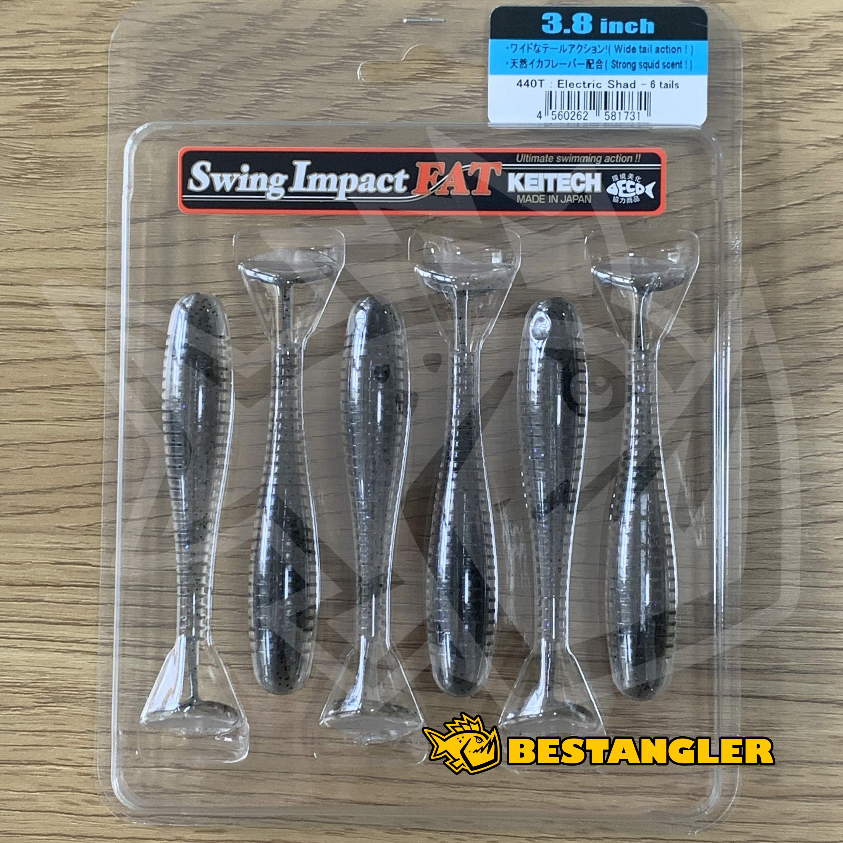 Keitech FAT Swing Impact 3.8 Electric Shad