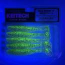 Keitech Easy Shiner 3" Chartreuse Ice Shad - CT#28 - UV