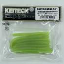 Keitech Easy Shaker 2.5" Clear Chartreuse Glow - #026