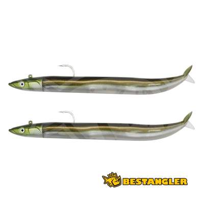 Fiiish Crazy Sand Eel n°1 100 mm Double Combo Offshore - 10g - Khaki - CSE800