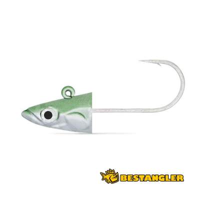 Fiiish Crazy Sand Eel n°1 100 mm Heads Shore 2x - 5g - Pearl Green - CSE216