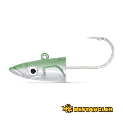 Fiiish Crazy Sand Eel n°1 100 mm Heads Offshore 2x - 10g - Pearl Green