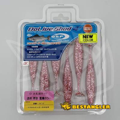 O.S.P DoLive Shad 4" SW Gekirin Pink Back TW228