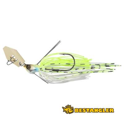 Jackall Super Break Blade Fine 1/4 oz 7 g Chartreuse Back Pearl