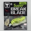 Jackall Super Break Blade 1/2 oz 14 g Chartreuse Back Pearl