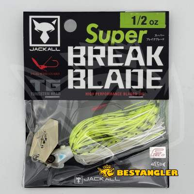 Jackall Super Break Blade 1/2 oz 14 g Chartreuse Back Pearl