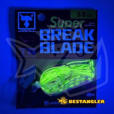 Jackall Super Break Blade 3/8 oz 10 g Chartreuse Back Pearl - UV