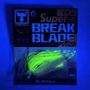 Jackall Super Break Blade Fine 1/4 oz 7 g Chartreuse Back Pearl - UV