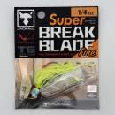 Jackall Super Break Blade Fine 1/4 oz 7 g Chartreuse Back Pearl