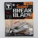 Jackall Super Break Blade Fine 1/4 oz 7 g Super White