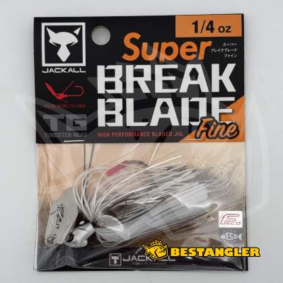 Jackall Super Break Blade Fine 1/4 oz 7 g Super White