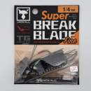 Jackall Super Break Blade Fine 1/4 oz 7 g Silhouette Black