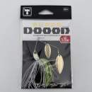 Jackall Super Dooon 1/2 oz 14 g Chartreuse Back White