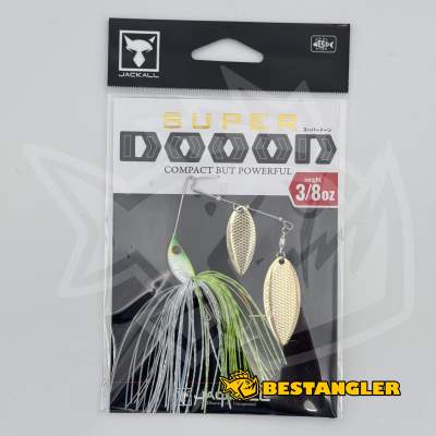 Jackall Super Dooon 3/8 oz 10.5 g Chartreuse Back White