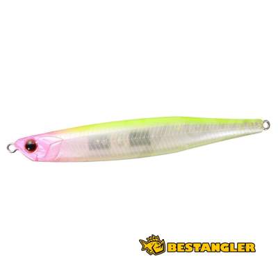 O.S.P Bent Minnow 76 F Pink Head / Chartreuse P-74