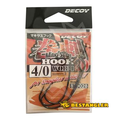 DECOY Worm 30 Makisasu Hook #4/0