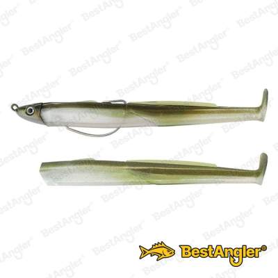 Fiiish Black Eel n°2 110 mm Combo Shallow + Body - 4g - Khaki