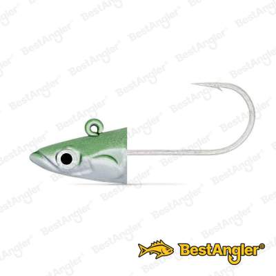 Fiiish Crazy Sand Eel n°1 100 mm Heads Shore 2x - 5g - Pearl Green