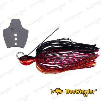 O.S.P Metal Blade Jig 1/2 oz 14 g Red Black BJ57