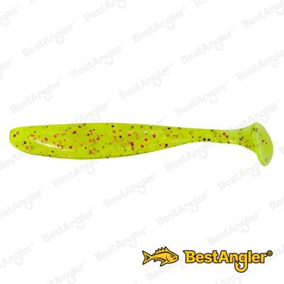 Keitech Easy Shiner 2" Chartreuse Red Flake