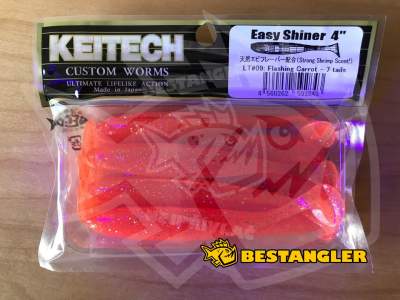 Keitech Easy Shiner 4" Flashing Carrot - LT#09 - UV