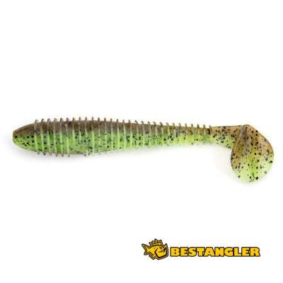 Keitech FAT Swing Impact 3.8" Green Pumpkin Chartreuse