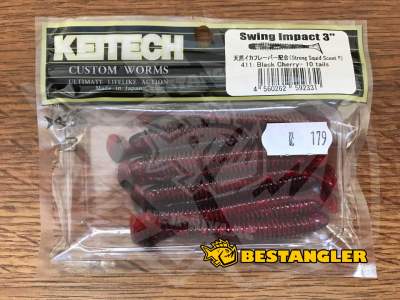 Keitech Swing Impact 3" Black Cherry - #411