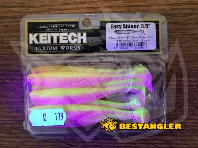 Keitech Easy Shiner 3.5" Yellow / Pink - LT#31 - UV