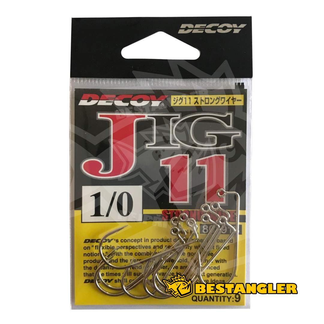 Decoy Hooks Jig 11S Strong Wire - Hooks for baits and lures - PROTACKLESHOP