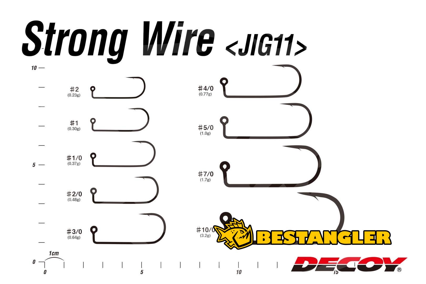 DECOY Jig 11 Strong Wire #4/0