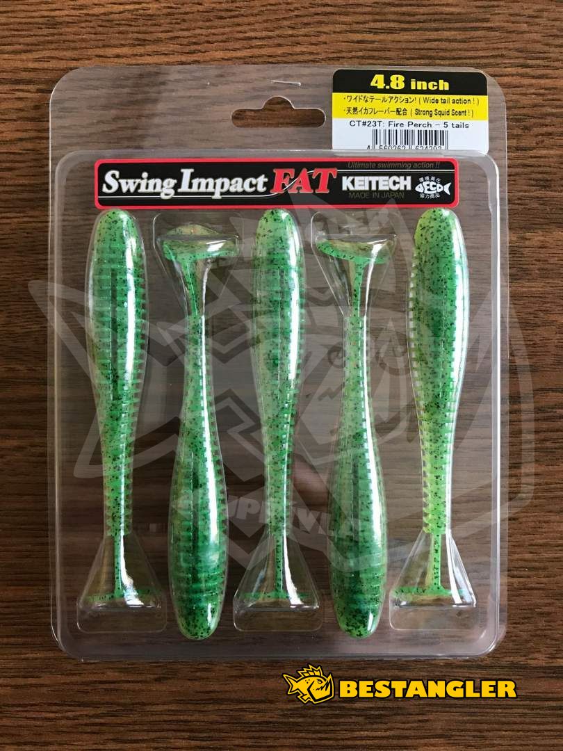 Keitech FAT Swing Impact 4.8 Chartreuse Shad