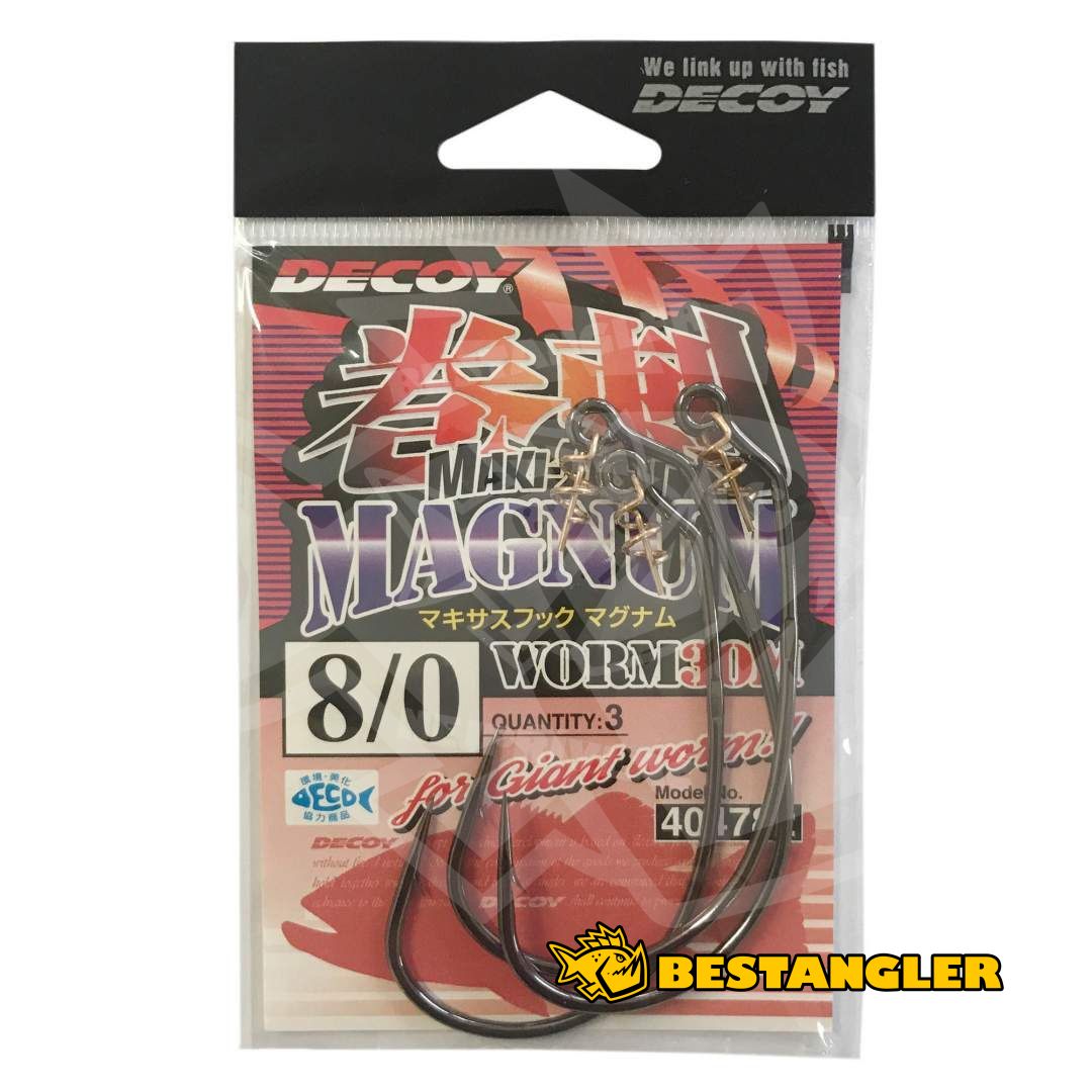 DECOY Worm 30M Makisasu Hook Magnum #8/0
