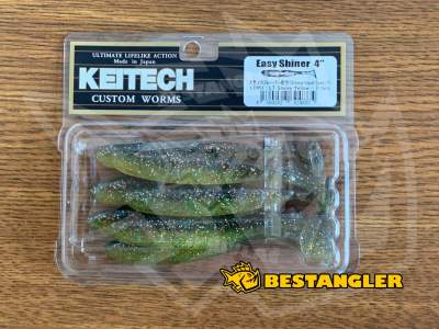 Keitech Easy Shiner 4" Smoky Yellow - LT#51