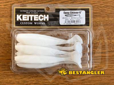 Keitech Easy Shiner 4" White - #009