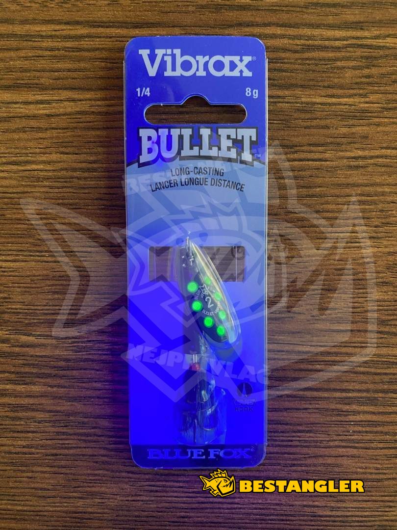 Blue Fox Vibrax Bullet Fly - Long Cast Heavy Current Trout Spinner Fishing  Lure
