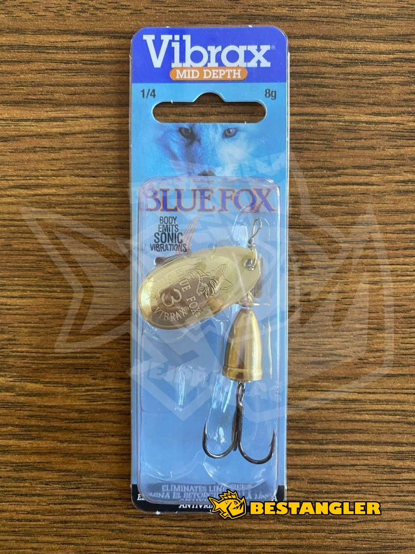 Size 3 Blue Fox Vibrax Bullet Fly 11gm Spinner Lure - Chartreuse  Fluorescent Red