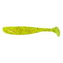 Keitech Easy Shiner 3.5" Chartreuse Red Flake - PAL#01