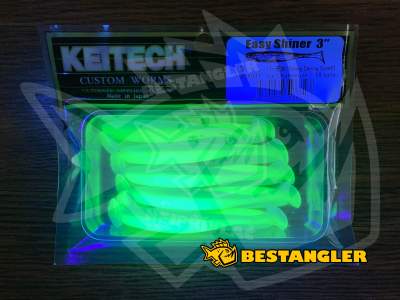 Keitech Easy Shiner 3" Ice Chartreuse - PAL#03 - UV