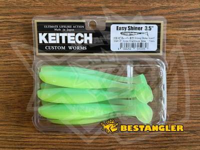 Keitech Easy Shiner 3.5" Lime Chartreuse Glow - EA#11