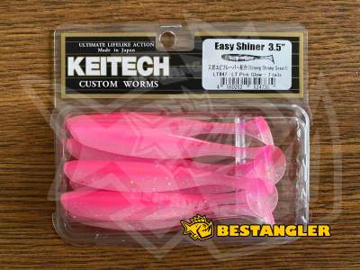 Keitech Easy Shiner 3.5" Pink Glow - LT#47