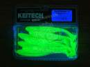Keitech Easy Shiner 4" Chartreuse Red Flake - PAL#01 - UV
