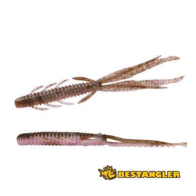 O.S.P DoLive Shrimp 3" Green Pumpkin/Pink & Red Flake TW155