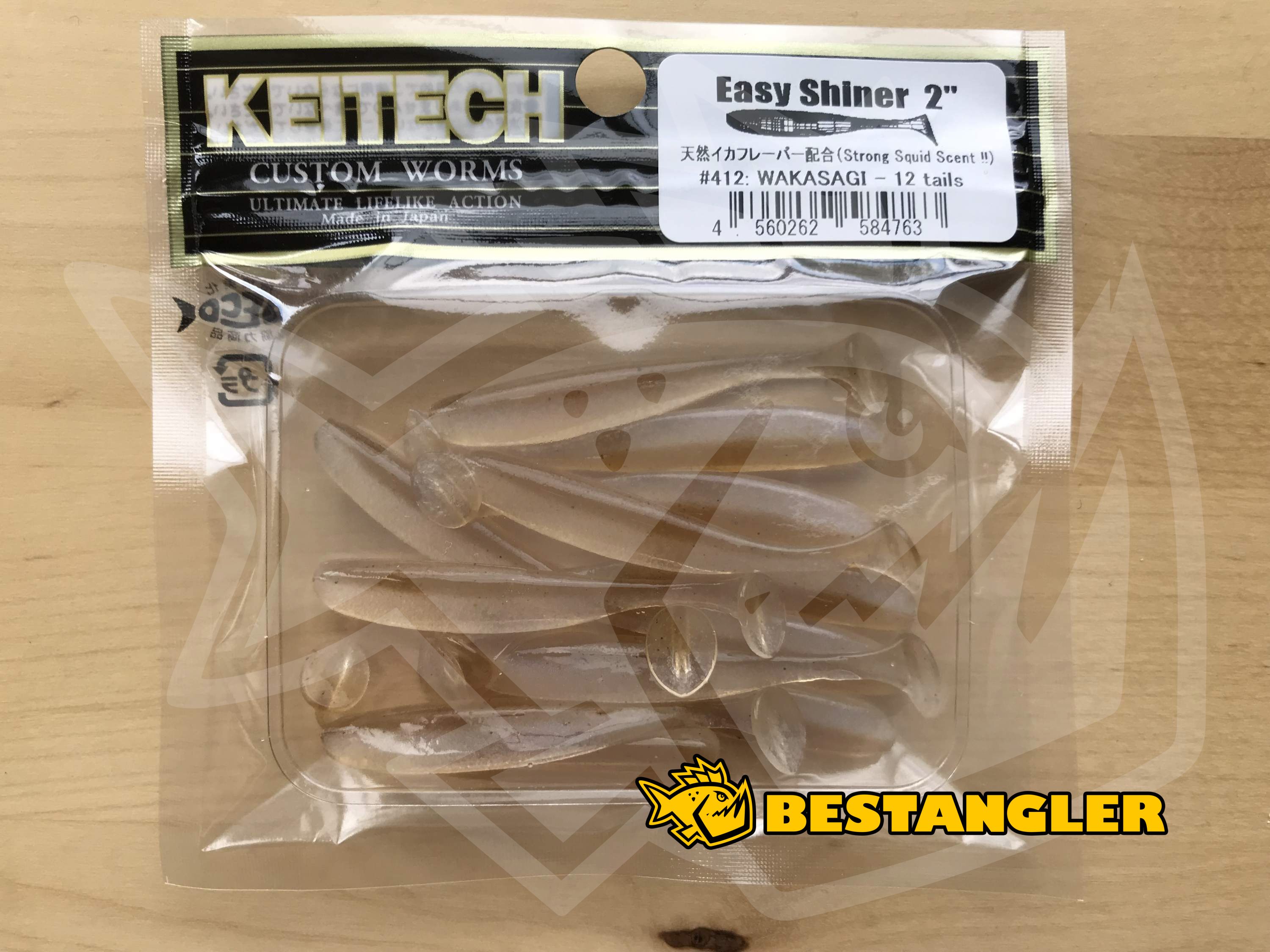 Lure Keitech Easy Shiner 2' Electric Sha - Basil Manning