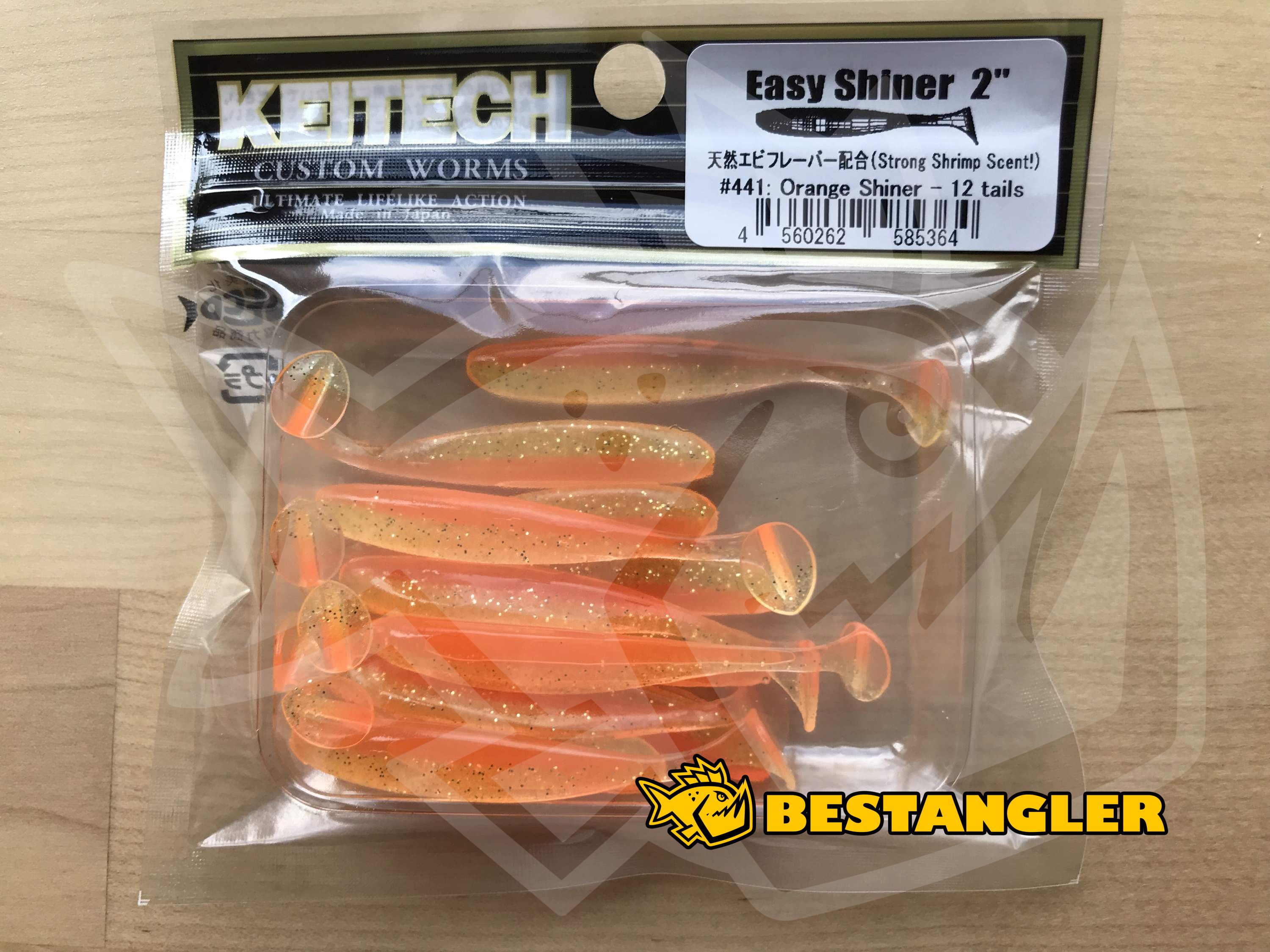 Keitech Easy Shiner 2 Orange Shiner