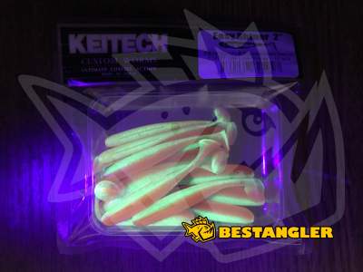 Keitech Easy Shiner 2" UV Lime / Orange - CT#27 - UV